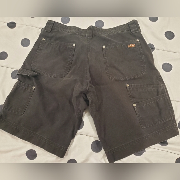 JESSE JAMES Work Shorts ☆ Black ☆ SIZE 34 MENS - Picture 9 of 9